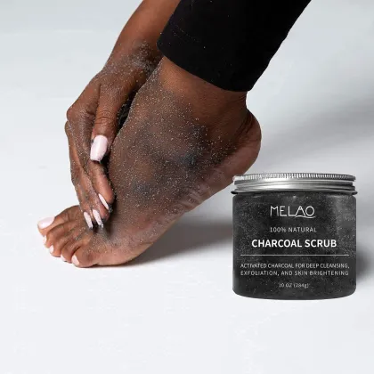 Activated Charcoal Face Scrub exfoliator Body Scrub