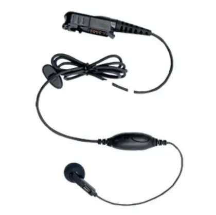Motorola PMLN6531 Mag One Single-Ear Receiver Microphone PTT Compatibility for Motorola CP185/CP200/CP200d Radios