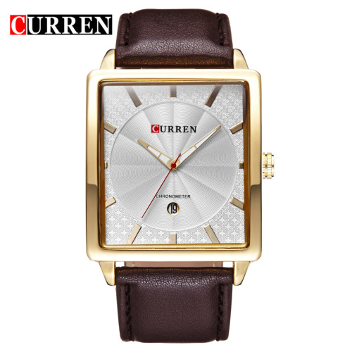 Luxury Square CURREN Men Quartz Watch