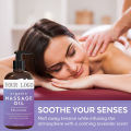 Premium högkvalitativ full kropp avkopplande terapeutisk kropp lavendel sensuella massageoljor för spa