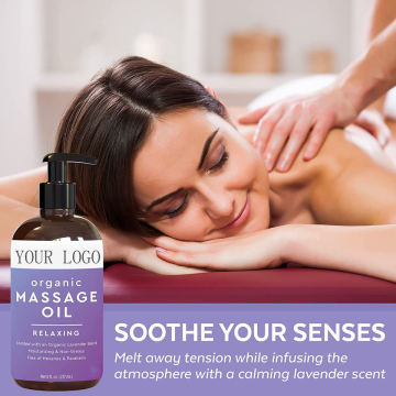 Aceites de masaje sensuales de lavanda para la lavanda para el cuerpo terapéutico de alta calidad de alta calidad para spa para spa
