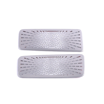 Ανοξείδωτο χάλυβα μπροστινό πάνελ Air Outlet Horn Cover Decoration For Toyota 2022 Harrier Interior Styling