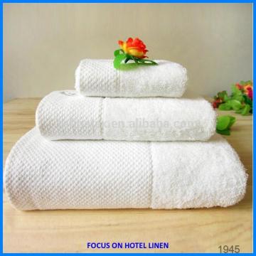 100% cotton white hotel bath towel plain jacquard