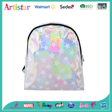 Star white laser backpack