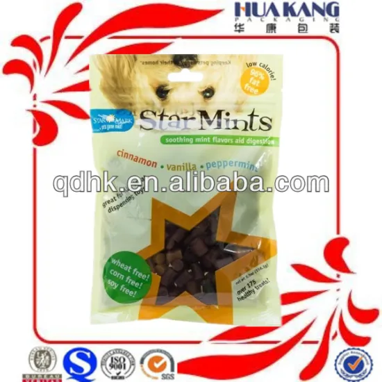 new product manufacturing pet snack packing pouch made in China
