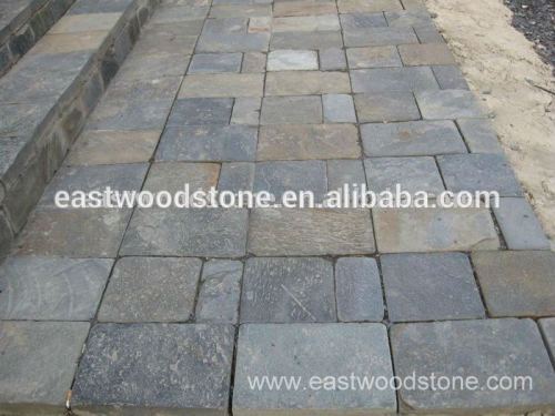 cheap natural outdoor grey slate stepping stone