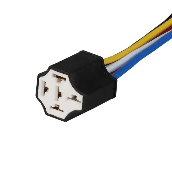 CHSKY Automotive Universal Versatile 12V 40A Ceramic Relay Socket