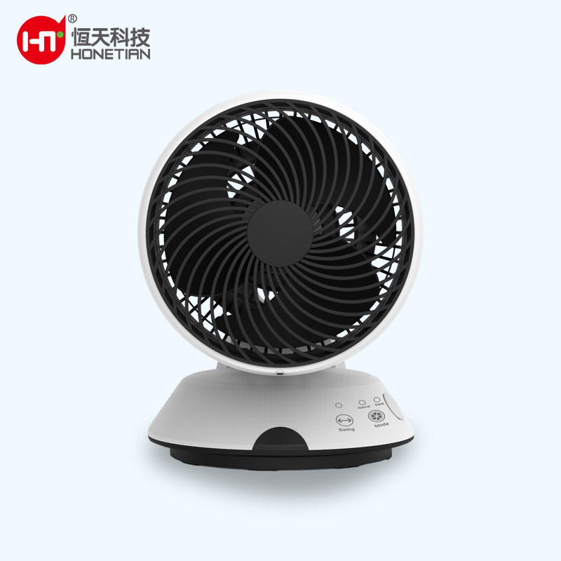 HONETIAN 3 speeds 3 modes 7 timer remote control powerful vortex 8 inches AC circulator table custom colors indoor plastics fan