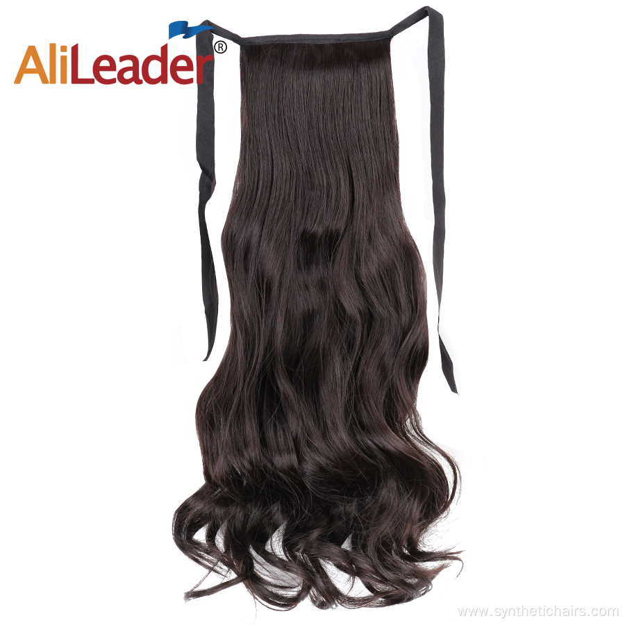 Synthetic Body Wave Ponytail Clip In Hairpiece Extension