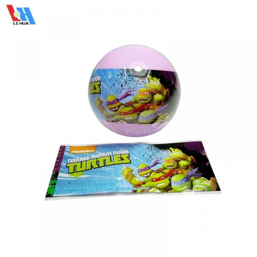 Cartoon Design Shrink Wrap label for Egg Ball