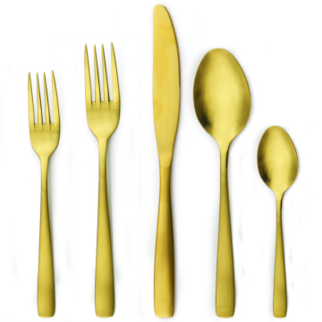 cutlery set,gold plated cutlery 2017