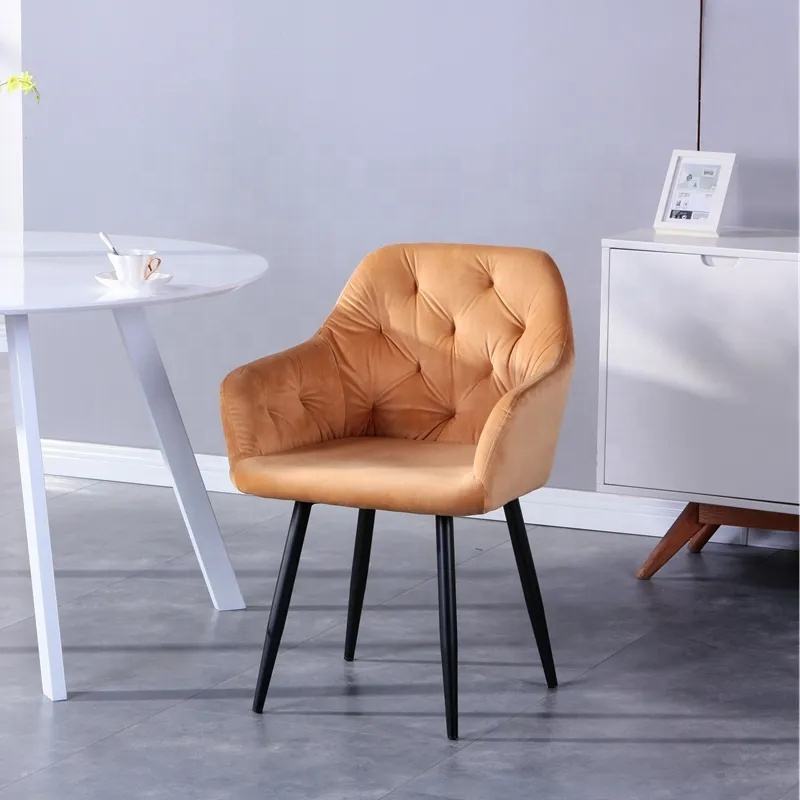Velvet Wingback Dining Chair