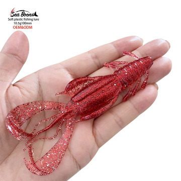 Sea Boons Flash Soft Plastic PVC Fishing Lures - Various Colors