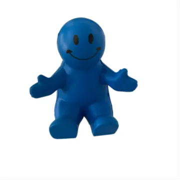 Cute PU Foam Human Shaped Stress Ball Phone Holder - Relief Toy