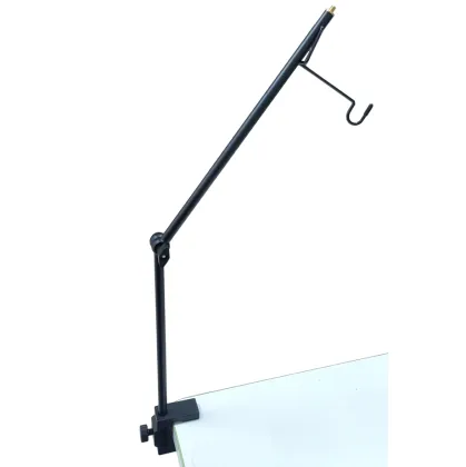 Aluminum Adjustable Folding LED Lamp Holder, Lantern Stand Pole for Camping & Hiking Gear