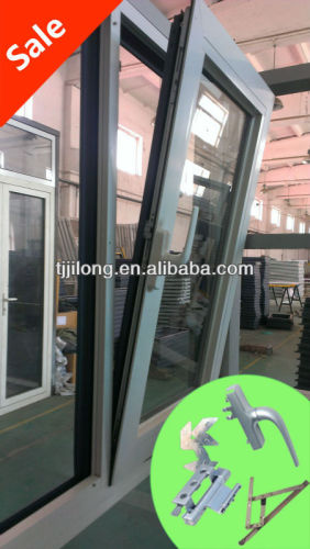 65 series aluminum swing window with fixed position