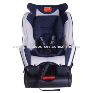 2014 hot selling safe Baby car seat, Easy to install with a 3-point seat belt and headrest plastic