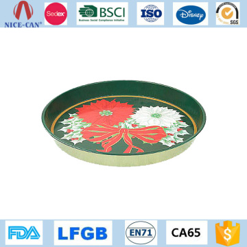 2015 Custom Service Equipment Serving Trays round decorative metal serving tray