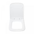 White Duroplast Toilet Seat,Square Shape