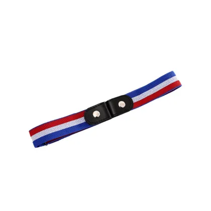 3cm Women's Jeans Elastic Knitted Canvas Stretch Belts - Invisible, Traceless, and Versatile