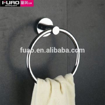 FUAO Hotel Bathroom stainless steel glass shelf with towel bar 88388