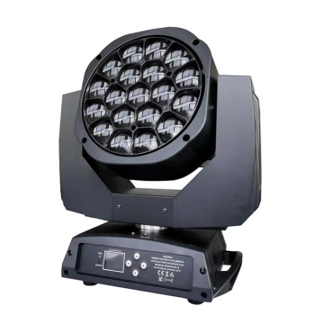 19pcs * 15W RGBW BEE LED cabeza de cabeza móvil