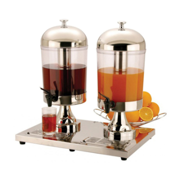 Commercial Double Heads Stainless Steel Beverage Juicer Dispenser Commercial