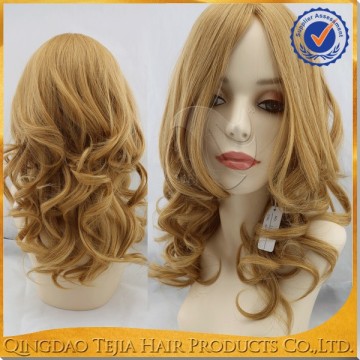 Fashion popular 100% virgin european blonde full lace wigs