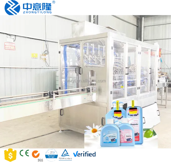 Automatic 8/12 Heads Servo Filling Machine for Various Liquids