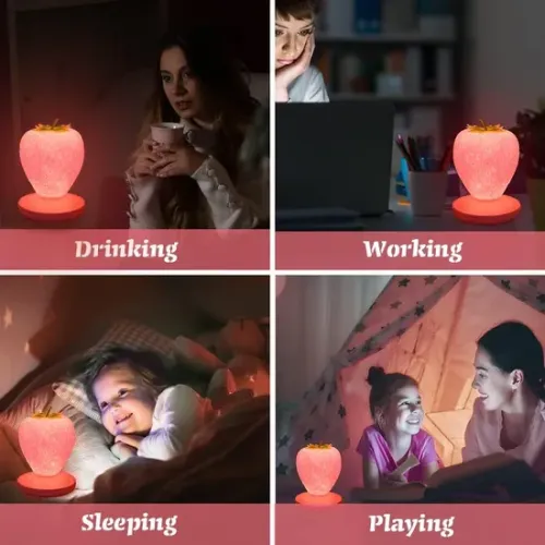 Волшебный датчик сенсора клубничный ночной свет для детей