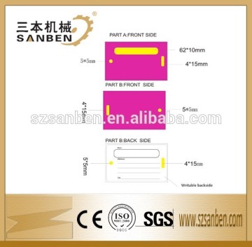Newest 2015 Sanben Cheap PVC Luggage Tag PVC Hang Tag PVC Label Plastic Travel Tag for Promotion Wholesale