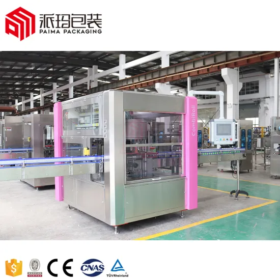 Europe Standard Full Automatic Juice and Carbonated Drink Bottle Labeling Machine