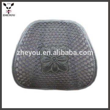 ice silk flower lumbar back support cushion