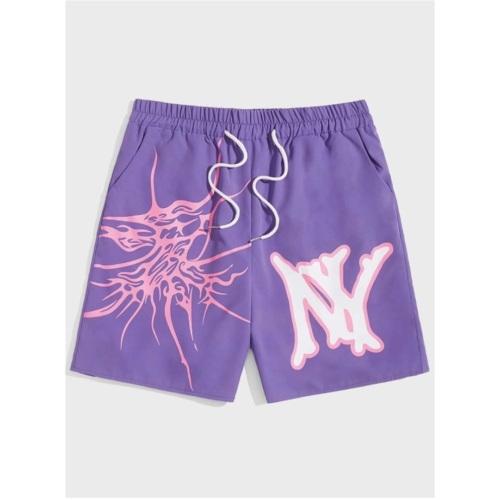 Wholesale Purple Casual Men's Shorts