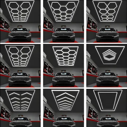 TYSON 42W Aluminum Honeycomb LED Light for Garage and Workshop