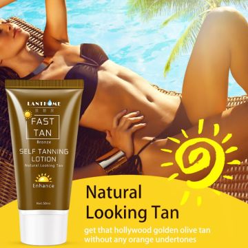 Body Bronze Natural Bronzer Sunscreen Self Sun Tan Enhance Lotion Tanning Cream