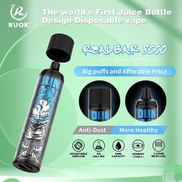 Wholesale RUOK REALBAR 8000 Puffs Disposable Vape
