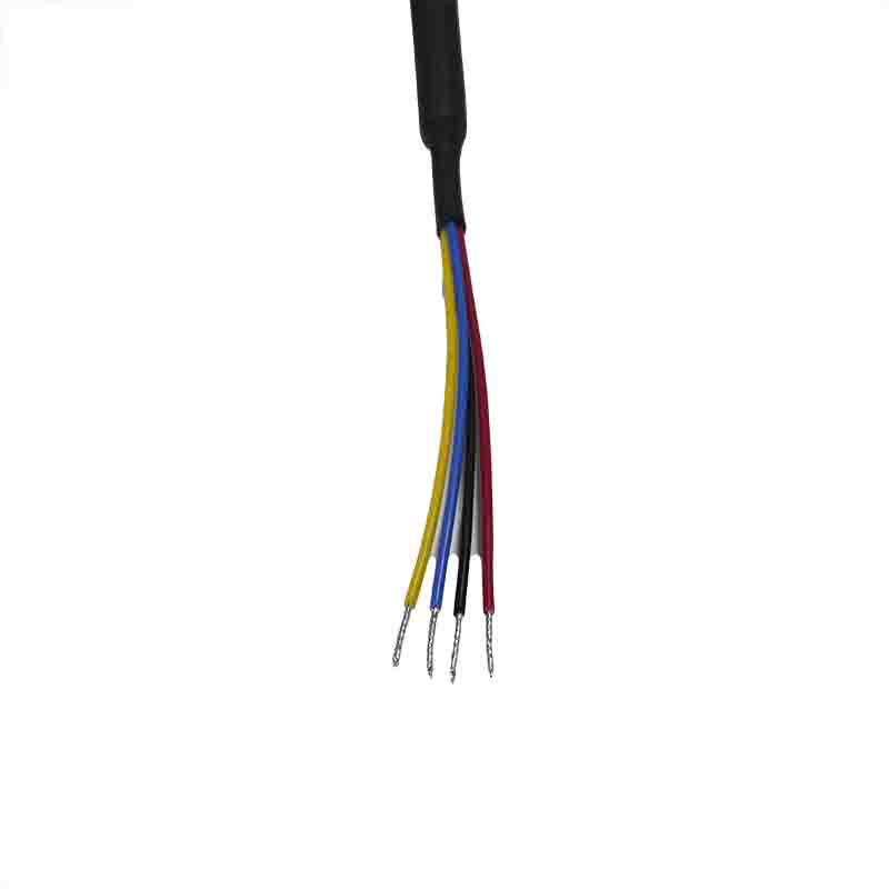 X14K4P 4Core Aviation Connector to Open Bare Wires Cable Harness