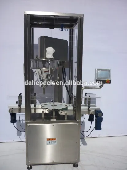 Automatic Rotary Insecticide Powder Bottles&Cans Filling Machine, Powder Filler