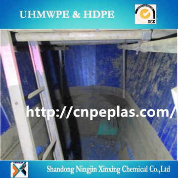 self-lubricating uhmw-pe chute liner