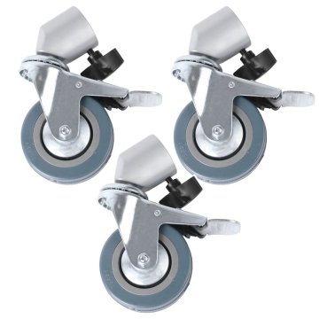 Easy Swivel Caster Wheel Set for Tripod Stand