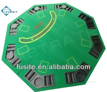 Green 2-in-1 Blackjack Poker Table Top