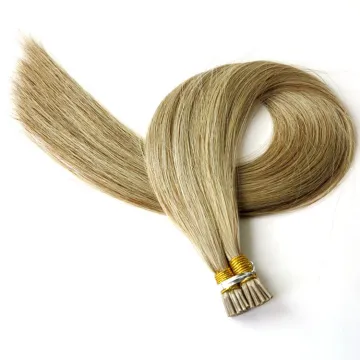 100pcs/Lot Wholesale Virgin Russian Human Hair Cuticle Remy Pre Bonded Stick Tip Hair Extensions