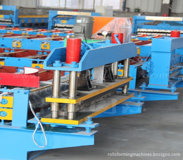 1000 metal roof sheet machine roofing panel roll forming machine  shearing