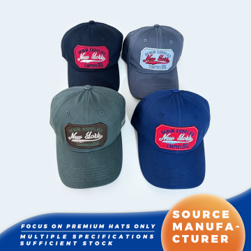 Topi Bisbol Kasual Bordir Tambalan New York