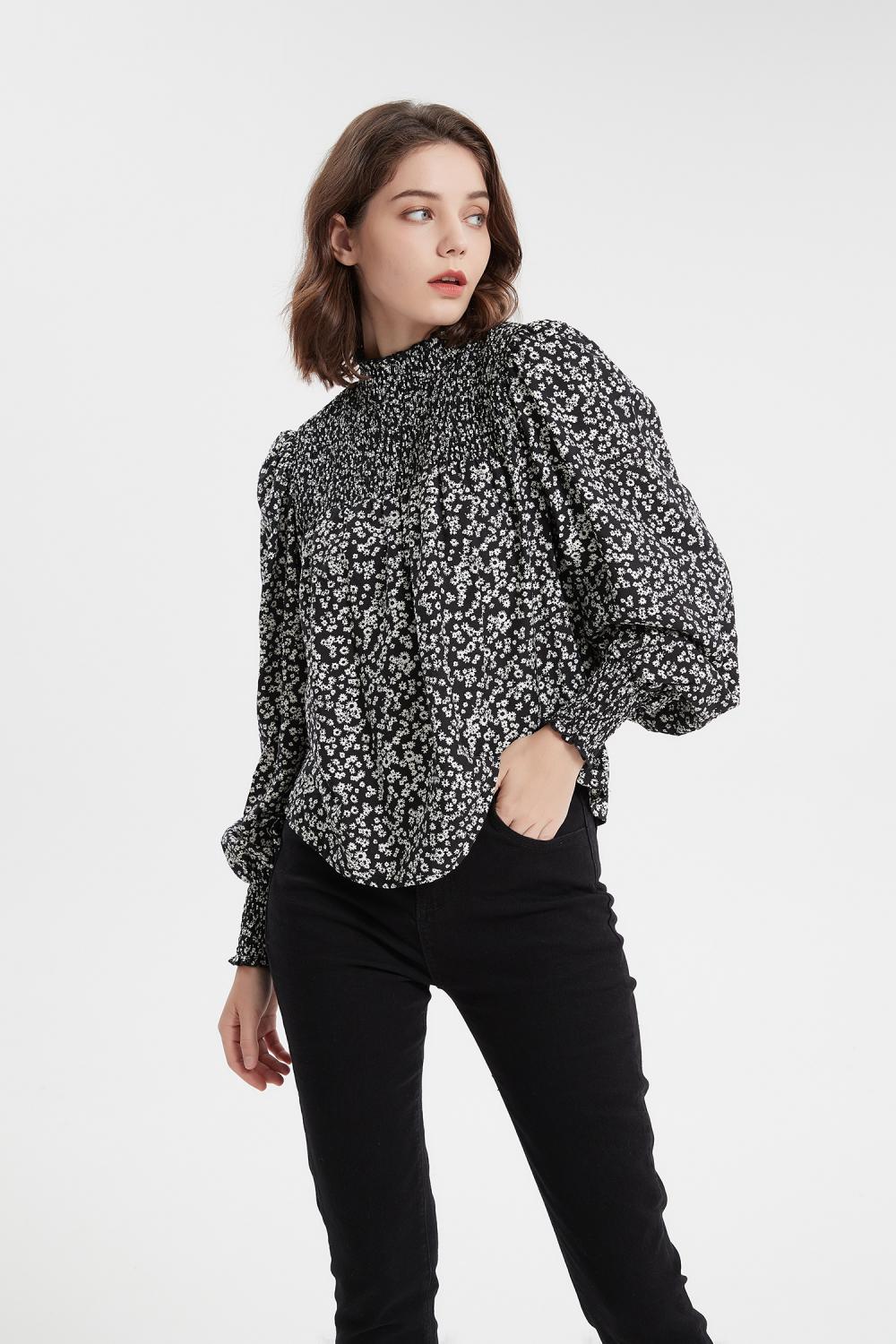 Rayon Print Blouse