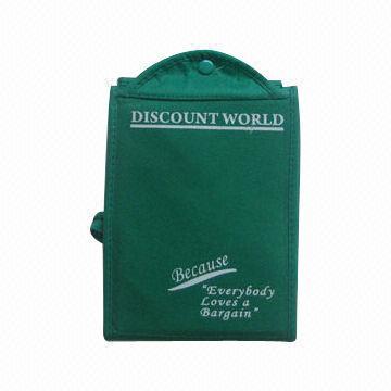 80gsm Nonwoven Fold-a-tote Bags, Available in Green