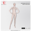 Mannequin bianco femminile bianco con trucco semplice