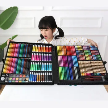 258 Pcs Art Set - Hot Art Canvas Paint Set Supplies for Kids