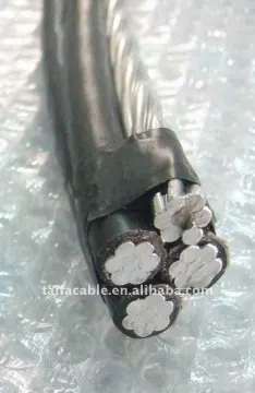 Low voltage overhead ABC cable/service drop cable